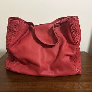 Cole Haan Red Leather Shoulder Bag